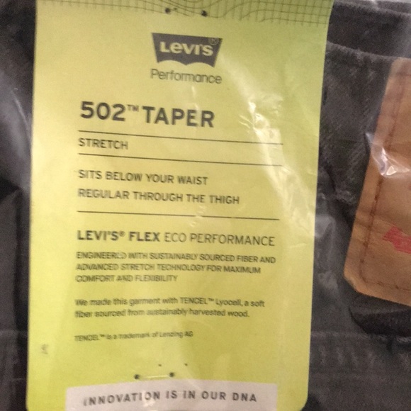 Levi 502 Jeans 36x32 Black - Picture 6 of 9